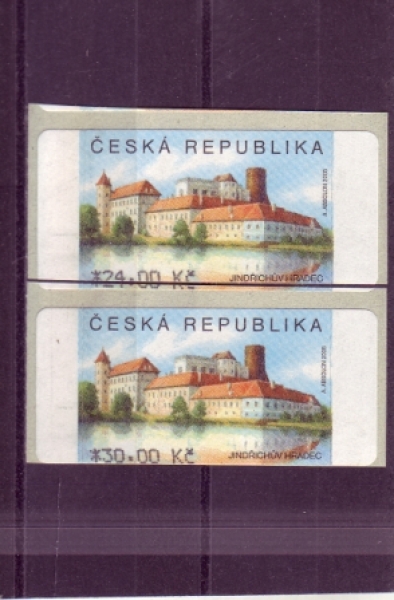 ATM 3 - Wert 24,- + 30,- Kč ** - 2008 Automatenmarke